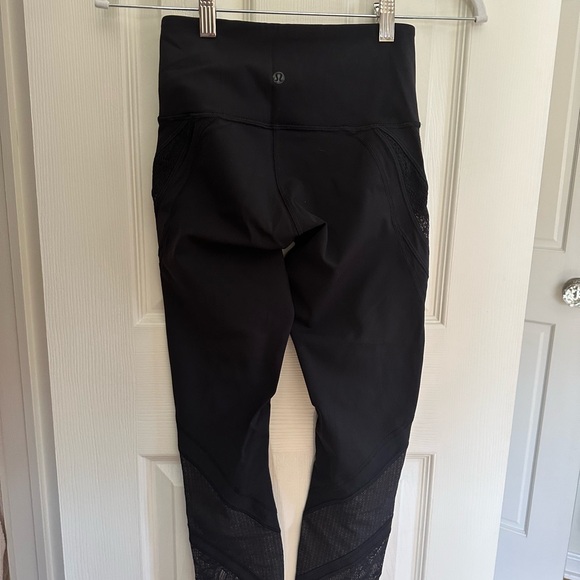 Lululemon Wunder Under High-Rise Tight 25" *Black Lace - Picture 7 of 7